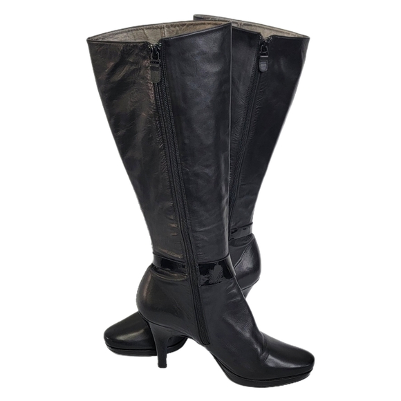 Balenciaga Leather High Heel Harness Boot Black Size 8.5/39 - Picture 5 of 14